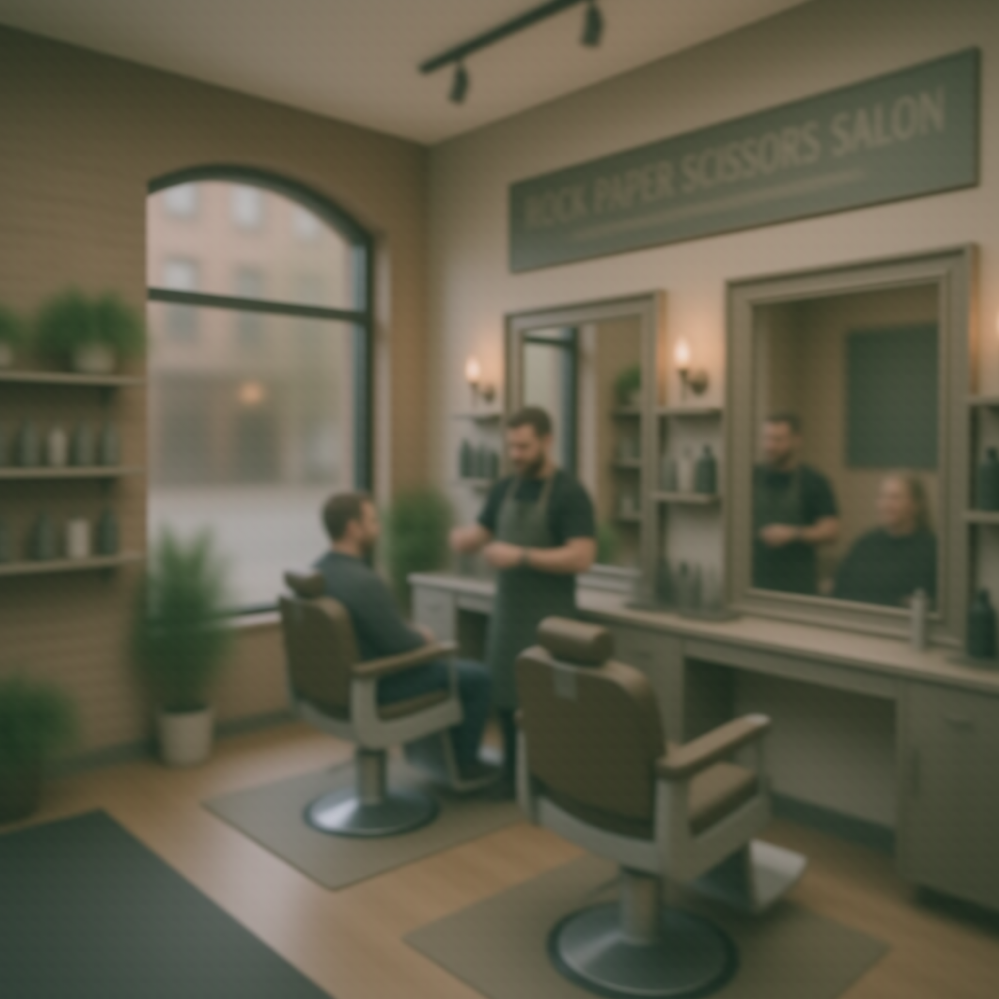 Rock Paper Scissors Salon — Classic Barbershop