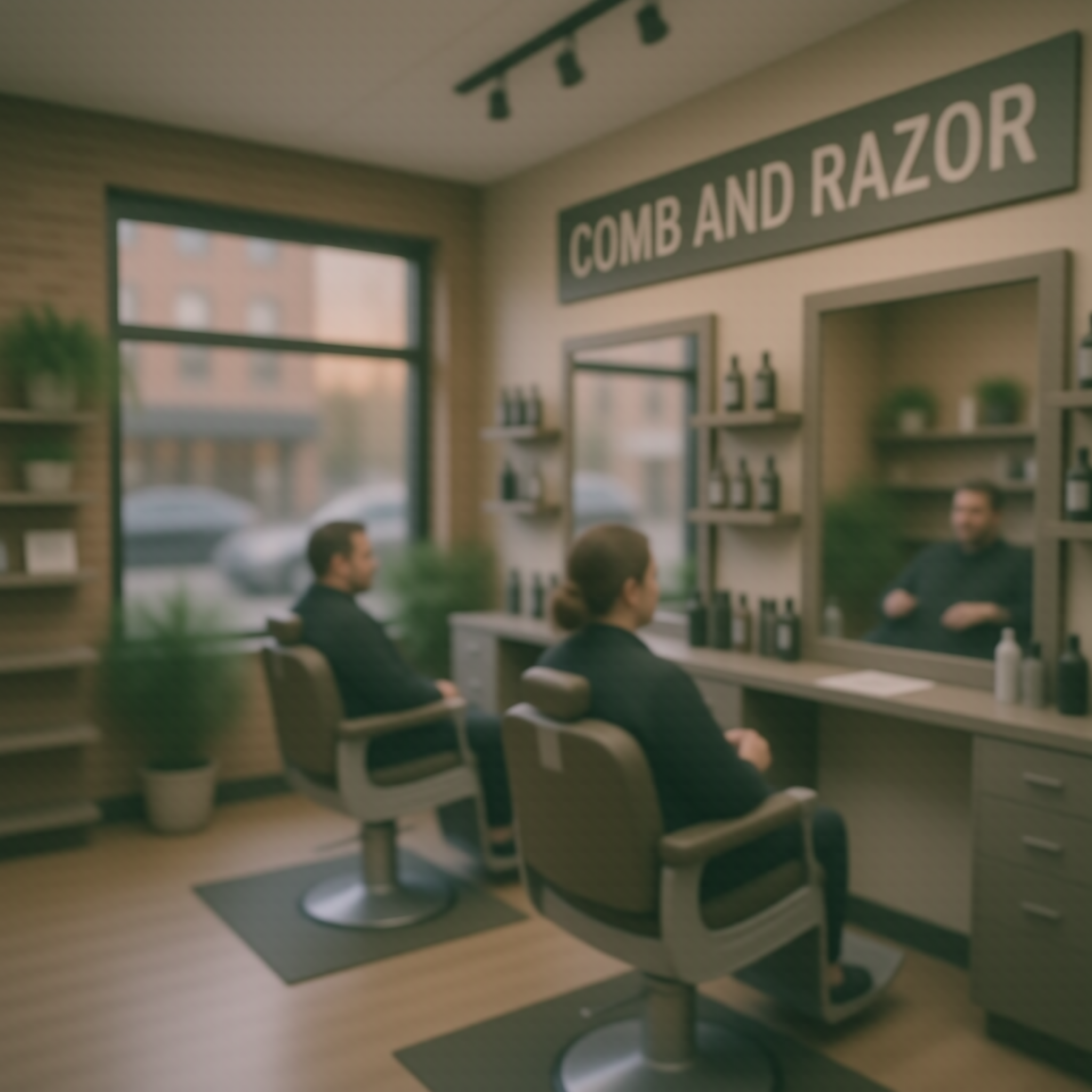 Comb and razor — Classic Barbershop